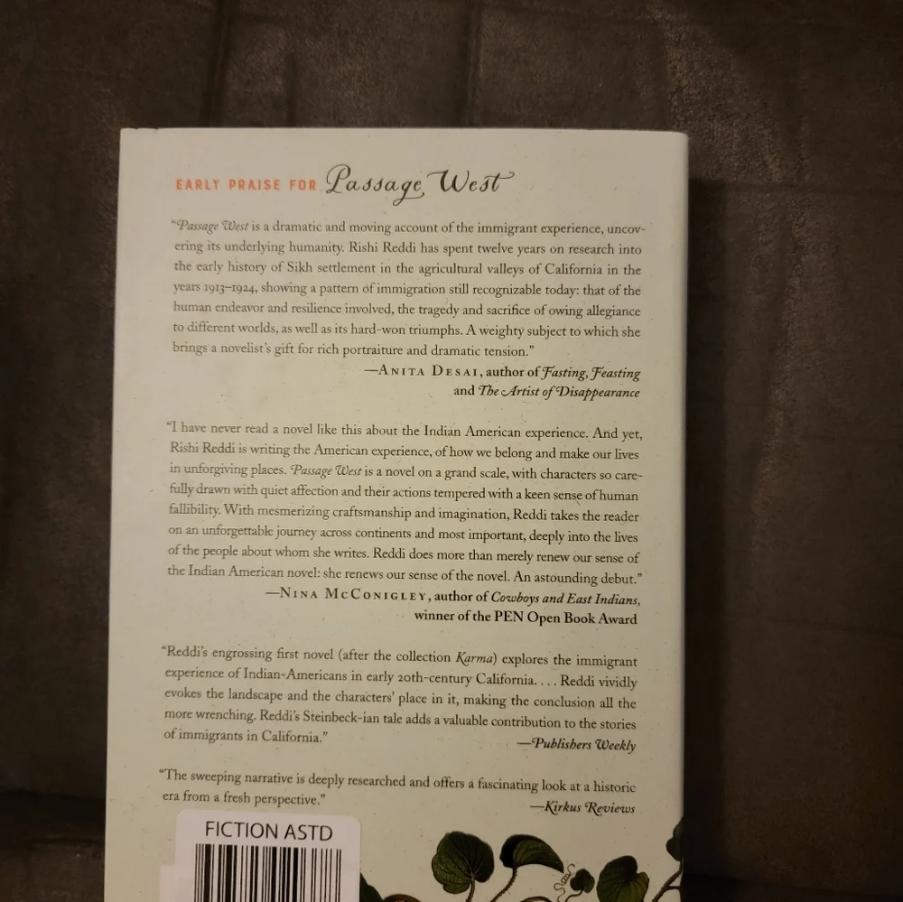 Passage West by rishi Reddi  Hardcover‎
